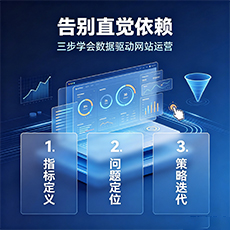 钟楼建站-告别直觉依赖：三步学会数据驱动网站运营
