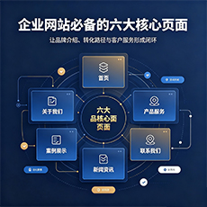 钟楼建站-企业网站必备的六大核心页面