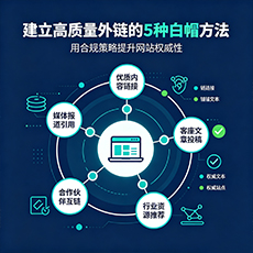 常州建站-建立高质量外链的5种白帽方法
